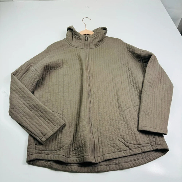 Gap Brown Jacquard Full-Zip Jacket Size XL Tall - Picture 5 of 11